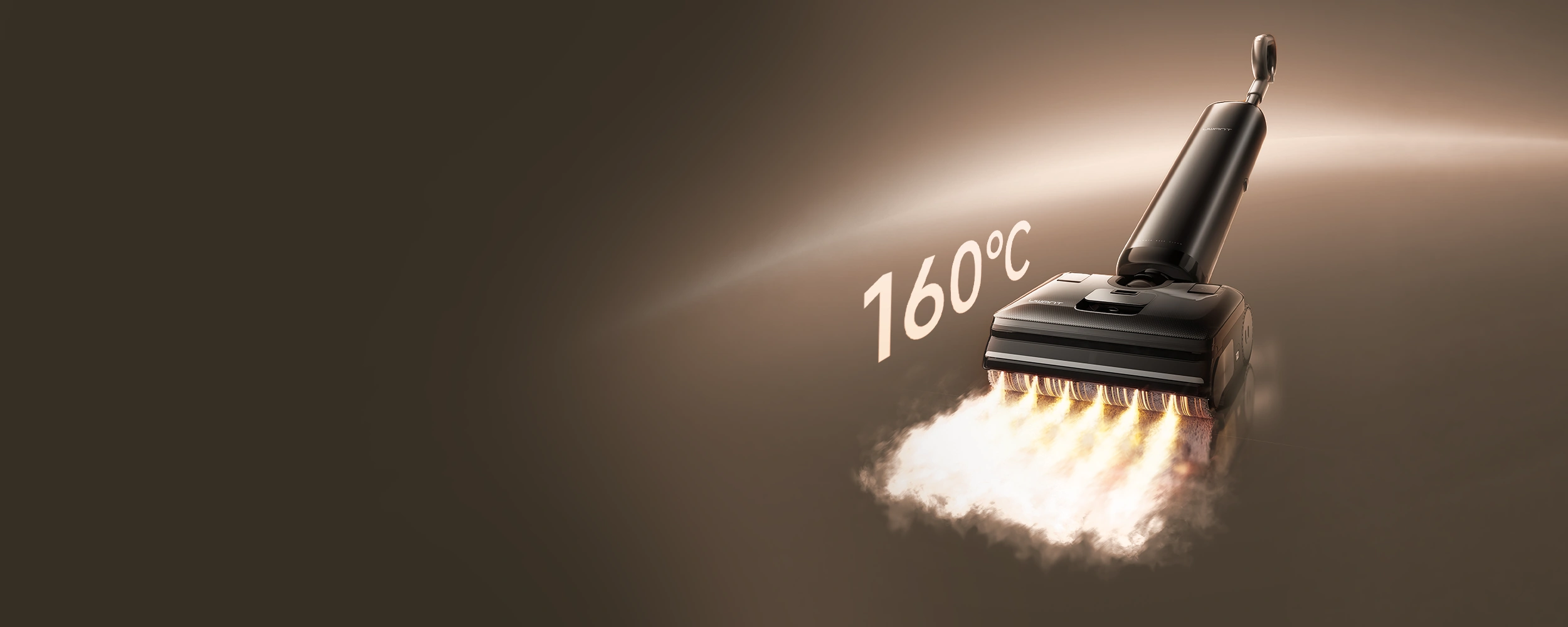 Vi hơi nước 160°C tan vào kẽ sàn từ đầu lau DX800 Steam
